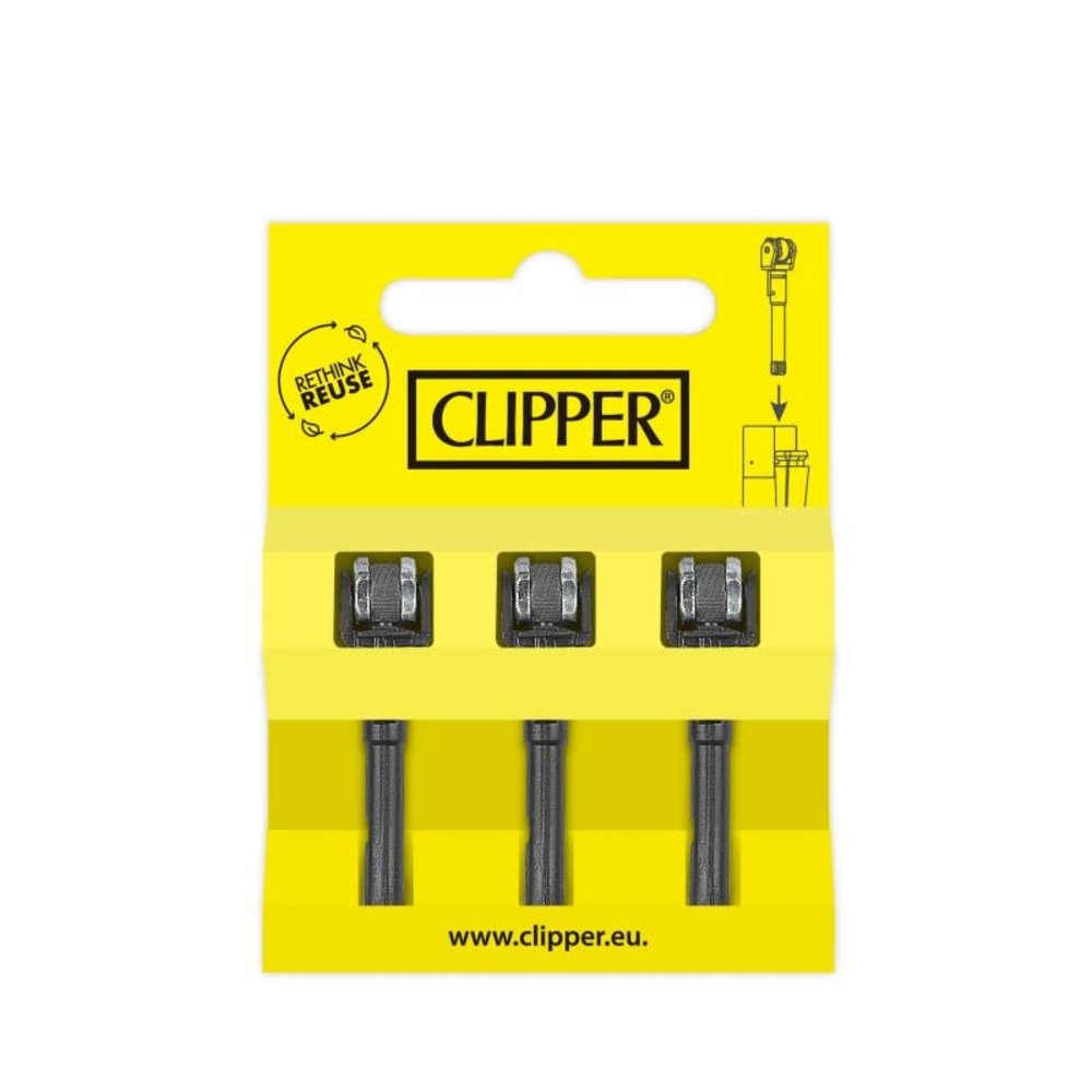 Clipper Ignition System Grinding Wheel With Flint - 3 Pieces National Hemp Service